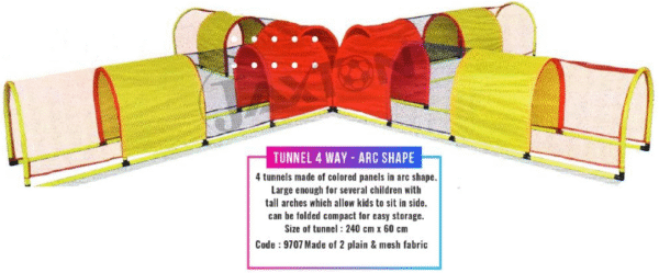 Tunnel 4 Way Arc Shape