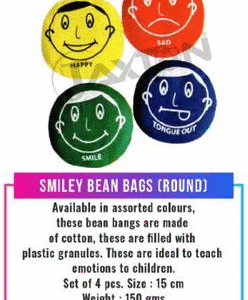 Smily Bean Bags Round