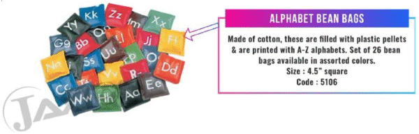 Alphabet Bean Bags