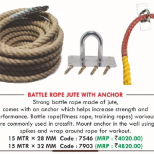 Battle Rope Jute With Anchor