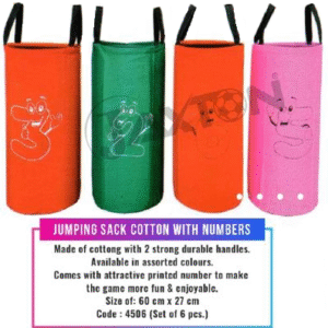 Jumping Sack Cotton With Numbers