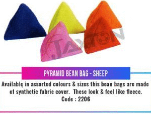 Pyramid Bean Bags - Sheep
