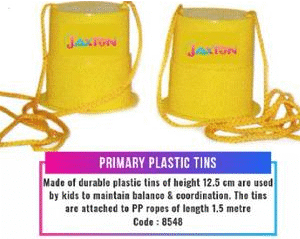 Primary Plastic Tins